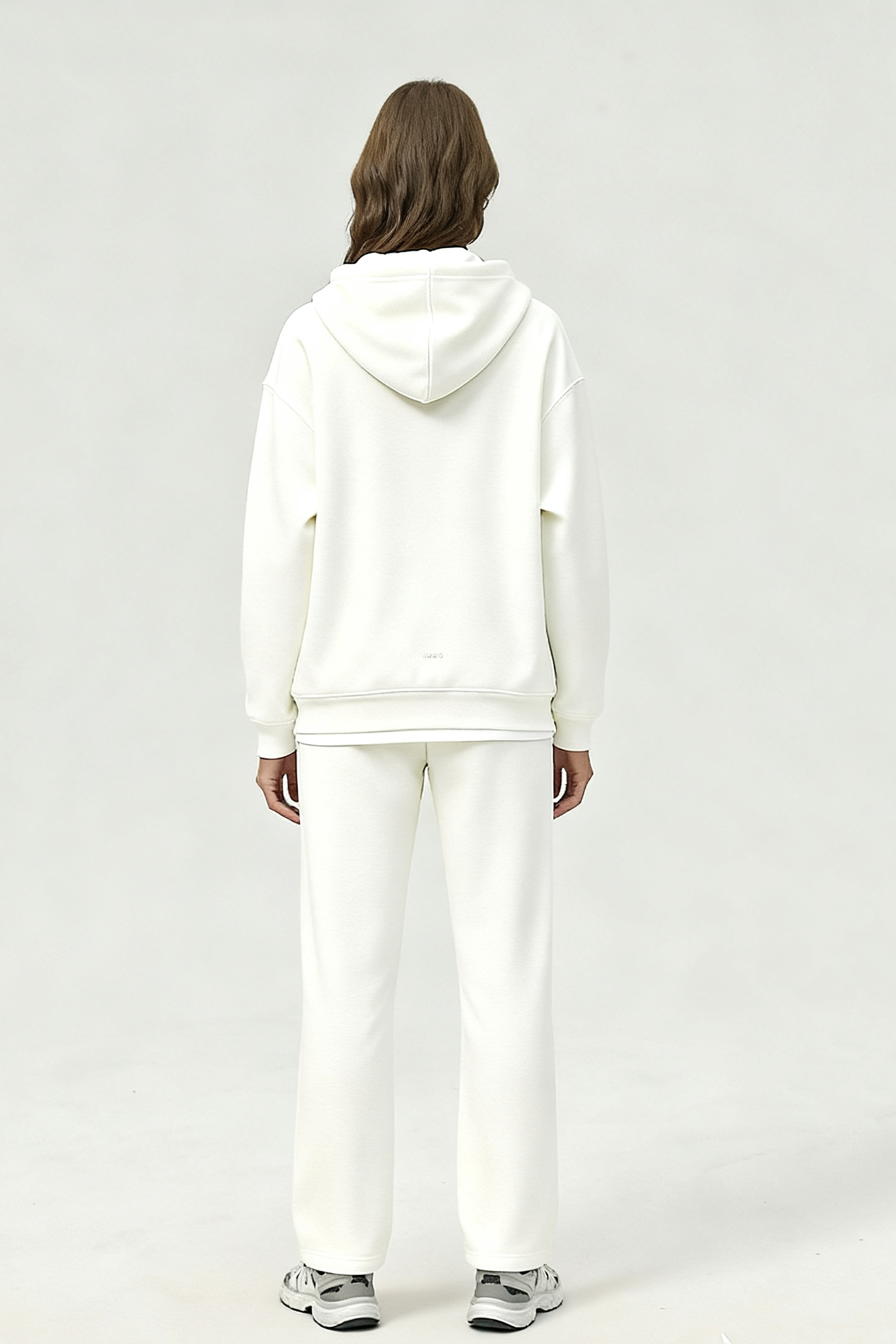 Unisex Heavyweight Fleece Dual-Zip Retro Hoodie