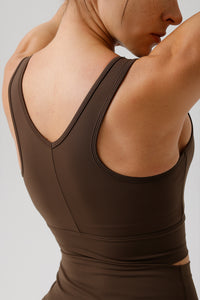 Women Sensual Drawstring Outer Wear With Bust Eco-Friendly Recycled Cotton High Strength Fitness Sports Bra