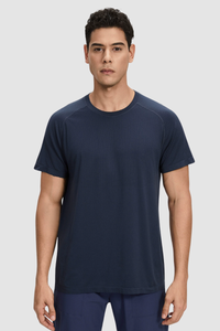 Men's Summer Seamless Mesh Quick-Dry Breathable Tee
