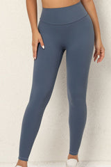 Women Button Work Pocket High Waisted Hip Lifting Stretchy Skinny Yoga Running Fitness Pants