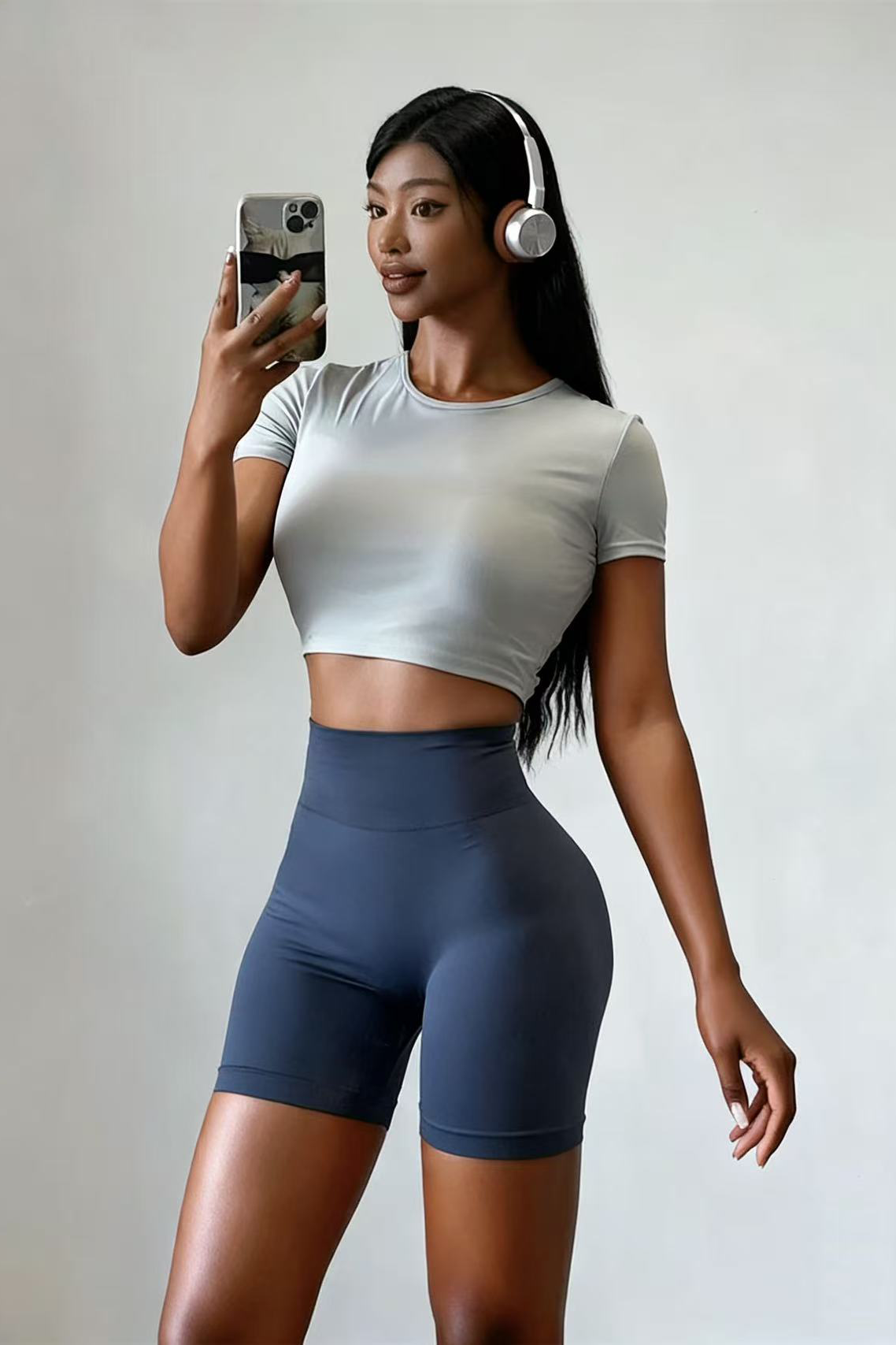 Women's Back Cutout Fitness T-shirt