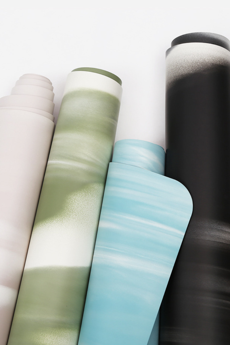 Women's Sports Color Block Non-Slip Home Gym Mat for Yoga