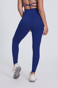 Women'S Bright Crossover High-Waisted Hip Lift Dance Stretch Cropped Pants