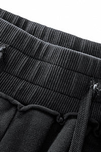 Unisex Washed Cotton Straight-Leg Jogger Pants