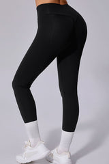 Women Quick Dry Sharpened Tight High Waisted Tummy Tucking Hip Lifting No Embarrassing Lines Outer Wear Yoga Exercise Fitness Pants