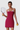 Women's Colorblock Slim Strappy Anti-Exposure Dress