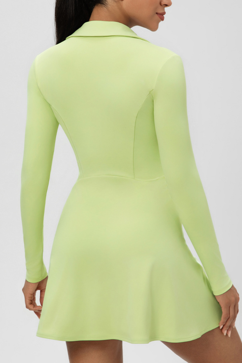 Women's Polo-Collar Tennis Dress