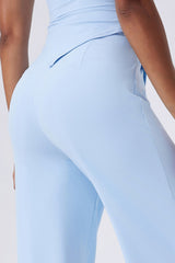 Women High-Waist Relaxed-Fit Drawstring Yoga Lounge Pants