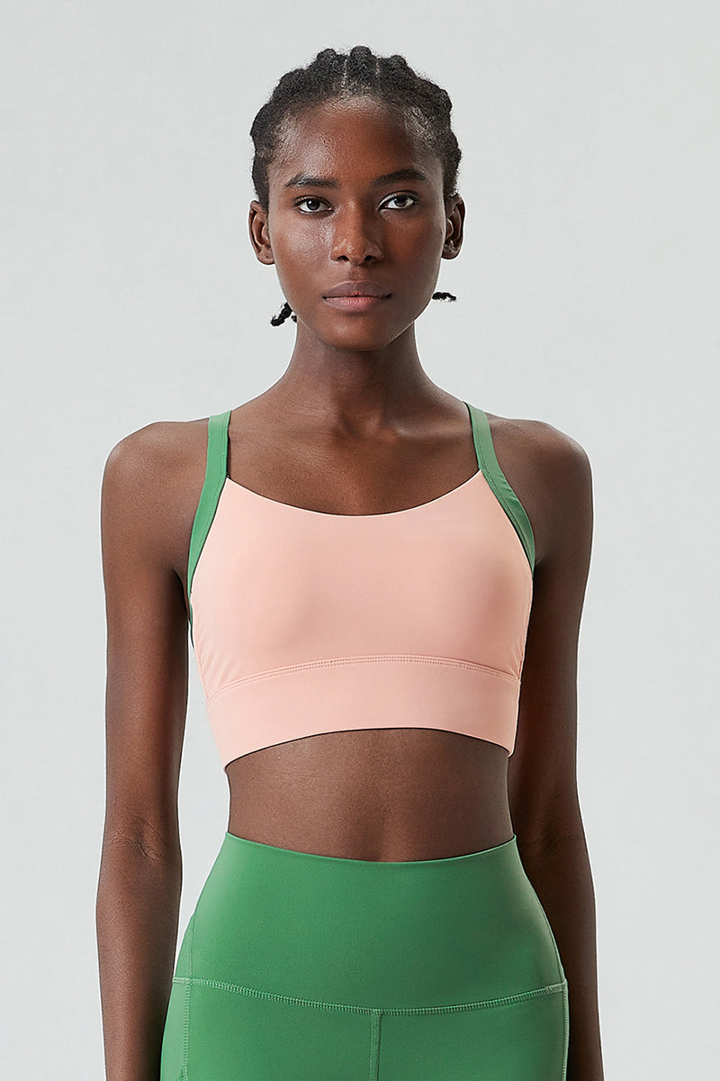 Full coverage with wide straps Sports bra