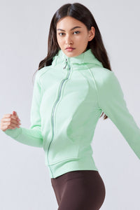 Women'S Zip Sport Hooded Jacket