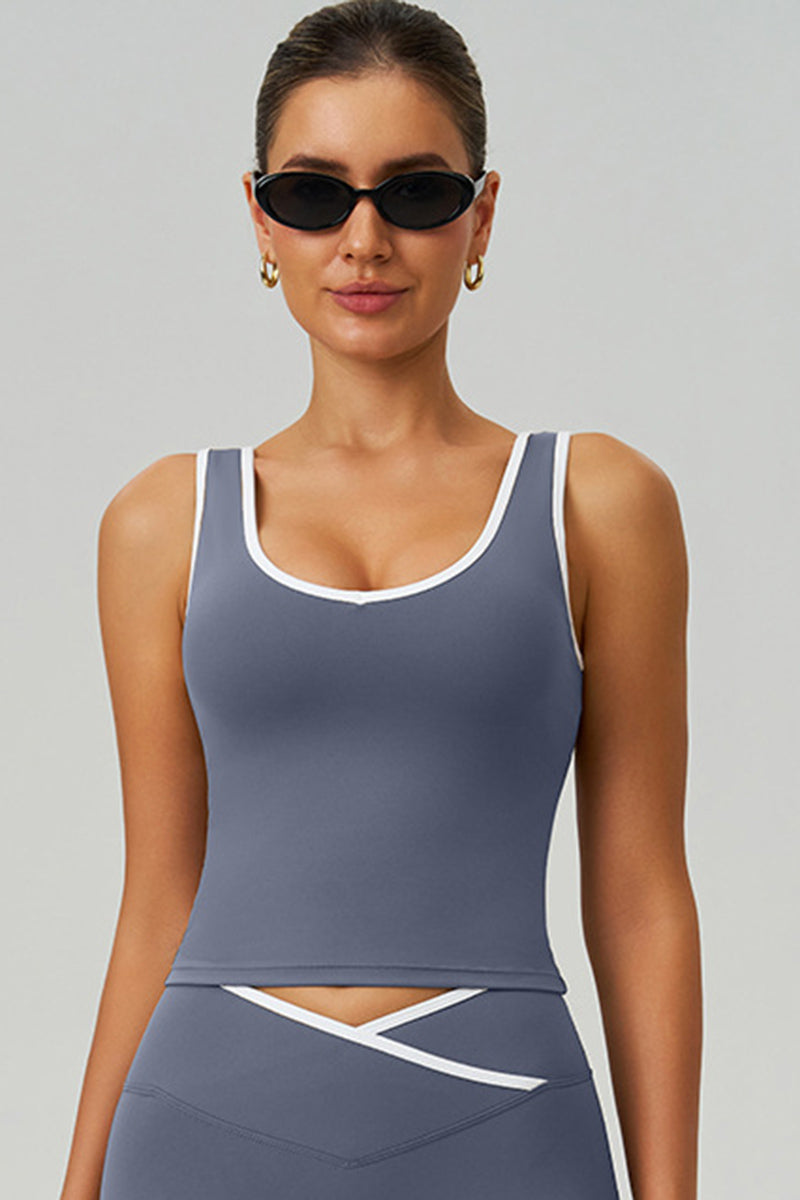 Women Naked-Feel Crisscross Back Sports Bra