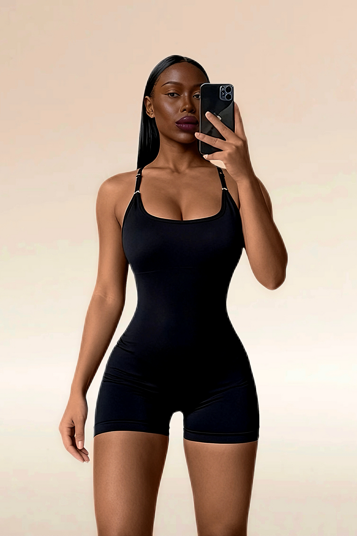 Women's padded and suspender bodysuit