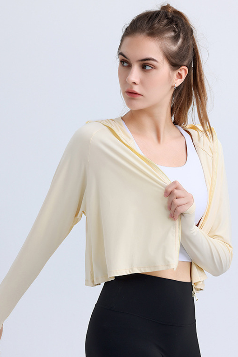 Women's Summer Lightweight Sun Protection UPF Hooded Jacket
