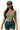 Women's medium strength fixed chest pad yoga fitness bra