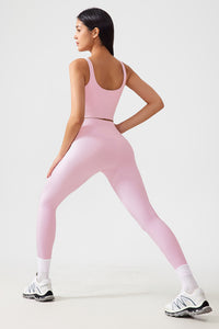 Women Free Size Nude Hip Lifting Shaping Fitness 9/10 Yoga Pants