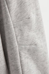 Women's Fall Solid Fleece Loose Mock Neck Sweatshirt