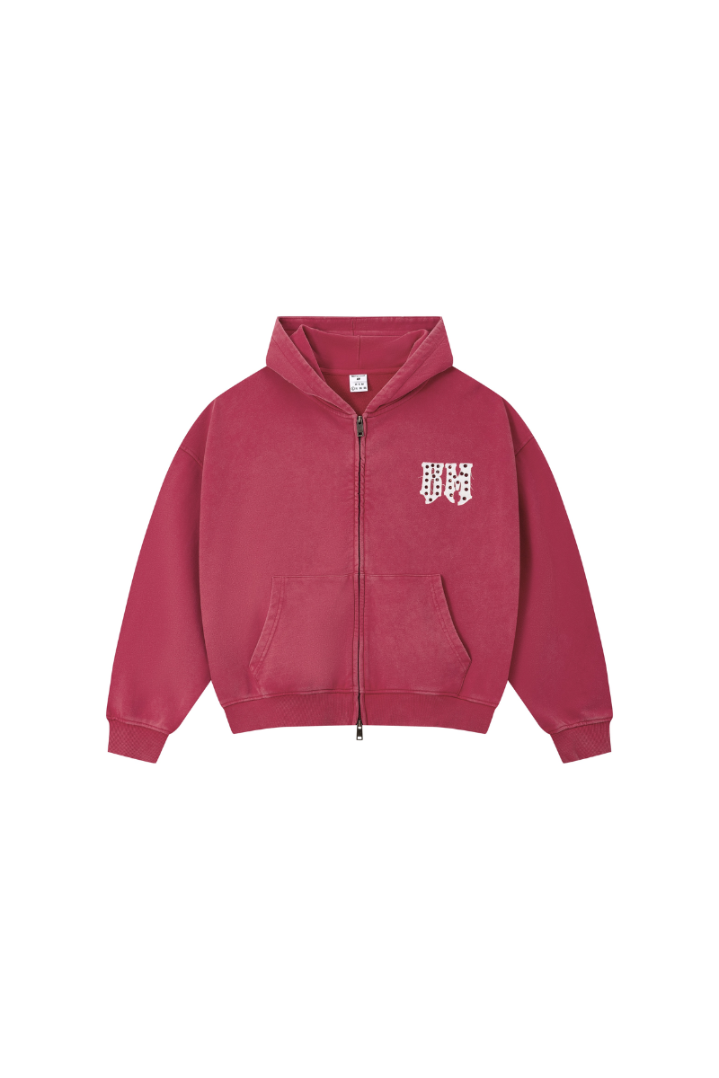 Men's Fall 100% Cotton Embroidery with Rhinestones Jacket