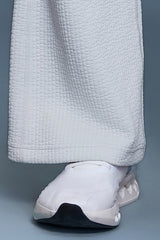 Women Waffle Knit High Waist Flared Leg Lounge Pants