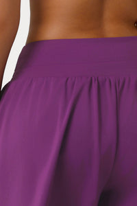 Women High-Waisted Loose Fit Quick-Dry Anti-Slip Yoga Shorts