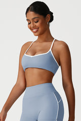 Women Cross-Back Supportive High-Impact Naked-Feel Sports Bra
