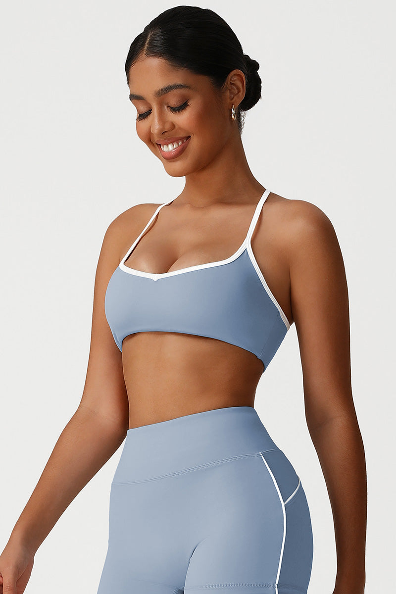 Women Cross-Back Supportive High-Impact Naked-Feel Sports Bra