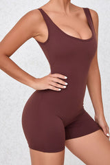 Women Nude Feeling Quick Drying Body Tightening Beauty Back V Back Waist One Piece Running Fitness Exercise Yoga Bodysuit
