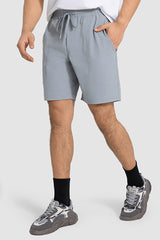 Men Summer Casual Loose Quick-Dry Breathable Mid-Length Outdoor Running Fitness Sport Shorts