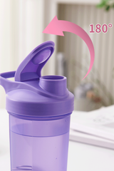 Portable 350ML Sports Shaker Bottle with Mixing Ball