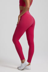 Solid High-Waisted Sports Leggings