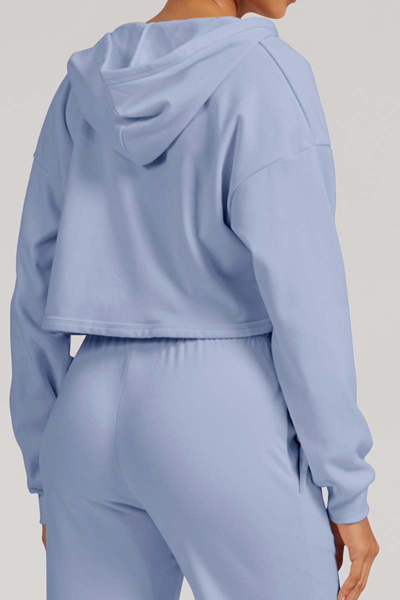 De Rong sports-style hoodie