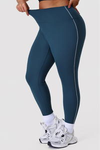 Plus Size Women's Color-Block Butt-Lifting Yoga Leggings