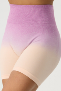 Women's Tummy-Control Butt-Enhancing Gradient Athletic Shorts