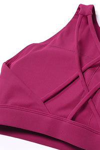 Women Outdoor Quick-Dry Naked Sensation Yoga Set: Cross-Back Slim-Fit Sports Bra + High-Waisted Sculpting Shorts