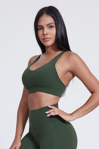 Women'S Yoga Cross Line Sports Bra Tank Top