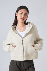 Women'S Loose Yoga Hooded Jacket