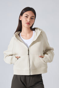 Women'S Loose Yoga Hooded Jacket