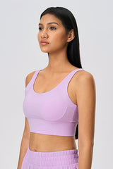 Women Lift Side-Support 4-Row Hook Shockproof Anti-Sag Yoga Sports Bra