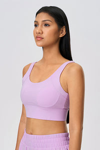 Women Lift Side-Support 4-Row Hook Shockproof Anti-Sag Yoga Sports Bra