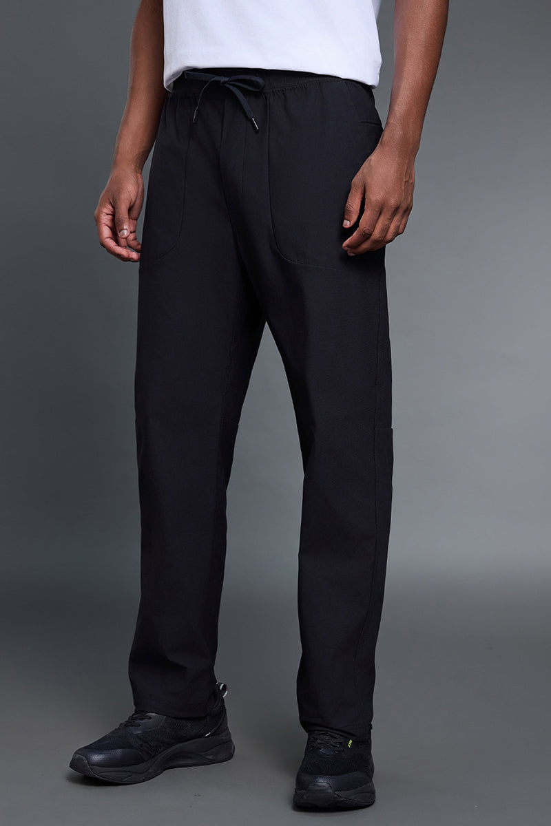 Men Loose Fit Straight Leg Breathable Comfortable Casual Pants