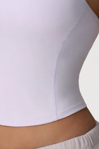 Women Slim Fit Cross Back Yoga Sports Vest High Elastic Workout Tank Top
