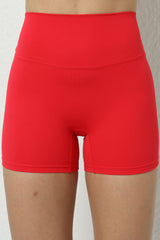 Women High Waisted Seamless Butt Lifting Quick-Dry Yoga Fitness Shorts