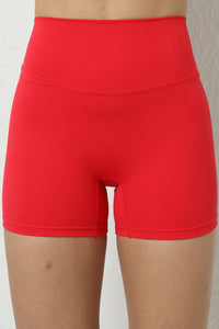 Women High Waisted Seamless Butt Lifting Quick-Dry Yoga Fitness Shorts