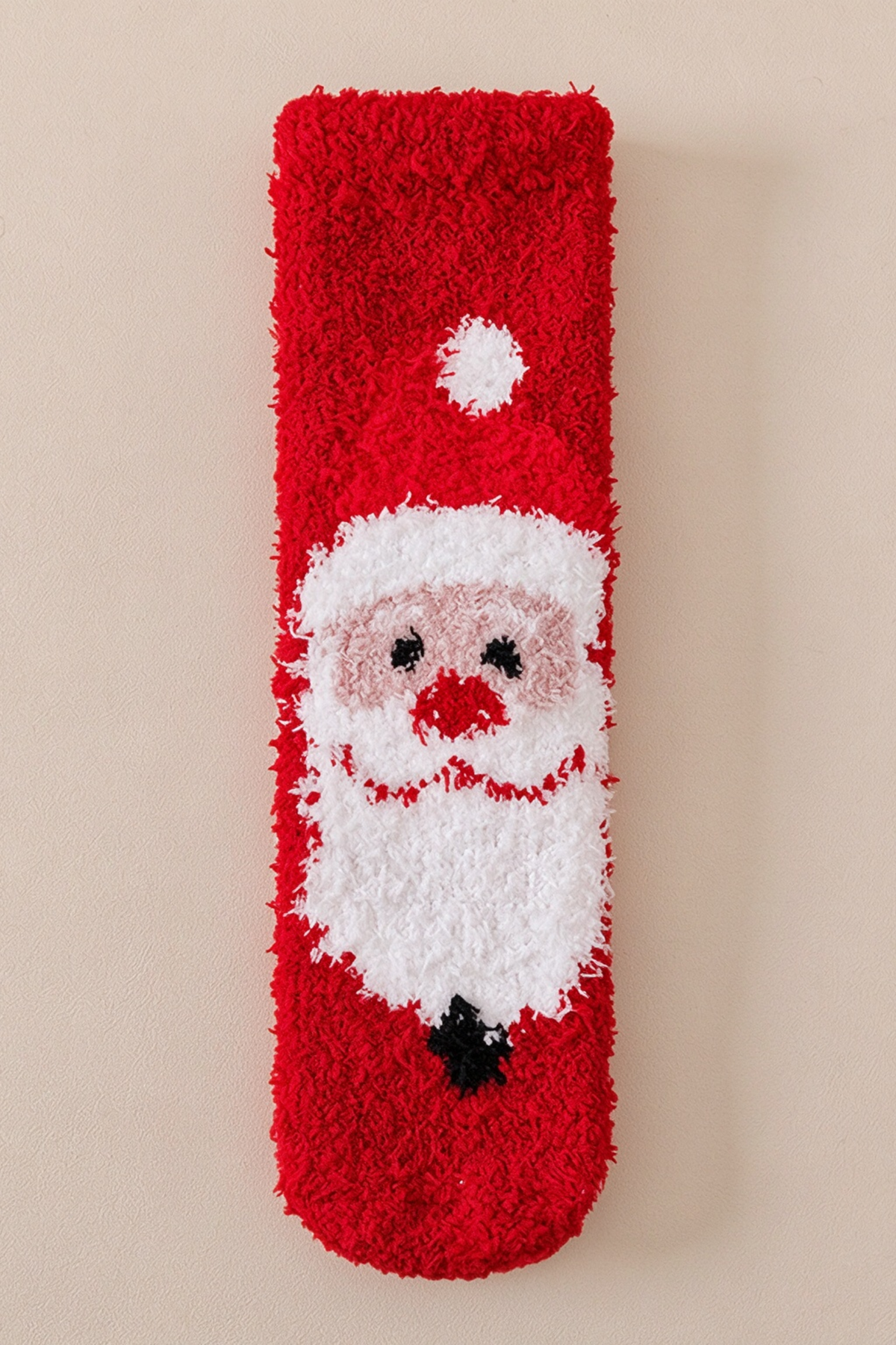 Unisex Christmas Gift Cute Print Holiday Coral Fleece Socks