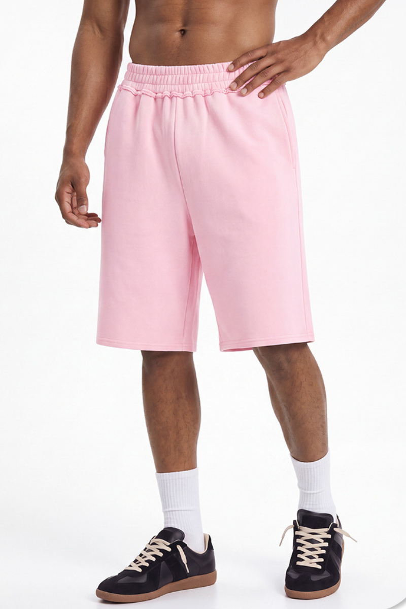 Unisex Fall Elastic Waistband Relaxed Wide Leg Sweatpants