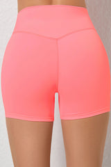 Women High Waisted Seamless Butt Lifting Quick-Dry Yoga Fitness Shorts