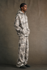 Men's Loungewear Sets:Camo Hooded Jackets & Casual Pants