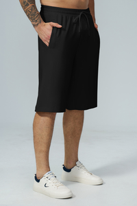 Men's Soft Drawstring Relaxed Fit Knee-Length Casual Shorts