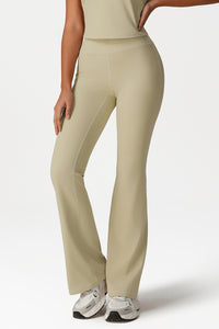 Women High-Waisted Bootcut Butt-Lifting Naked-Feel Yoga Pants