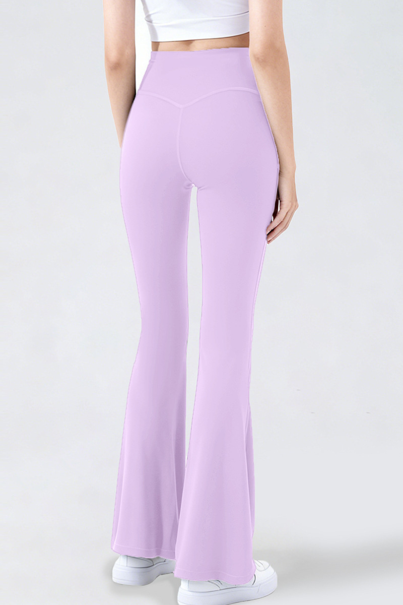 Women's Athletic High-waist Drawstring Flare Pants