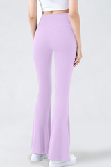 Women's Athletic High-waist Drawstring Flare Pants